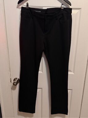 Ann Taylor Black Slim Stretch Pants